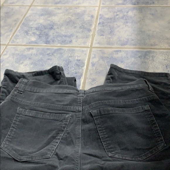 Gloria Vanderbilt Missy Corduroy Gray Jeans - Picture 5 of 7